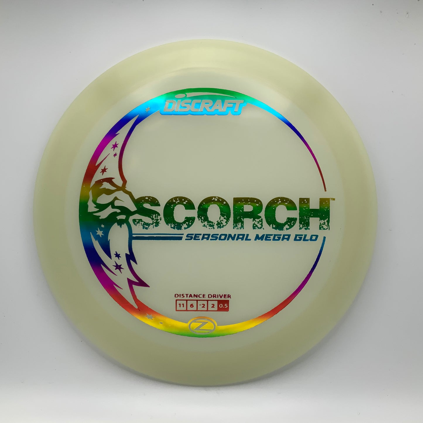 Discraft Scorch - Glo Z Mega Glo Z #27 - 172 - Astro Discs TX - Houston Disc Golf