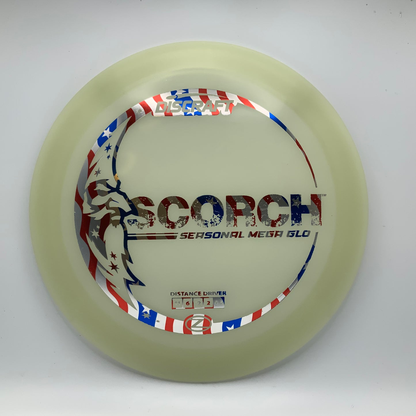 Discraft Scorch - Glo Z Mega Glo Z #29 - 173 - Astro Discs TX - Houston Disc Golf