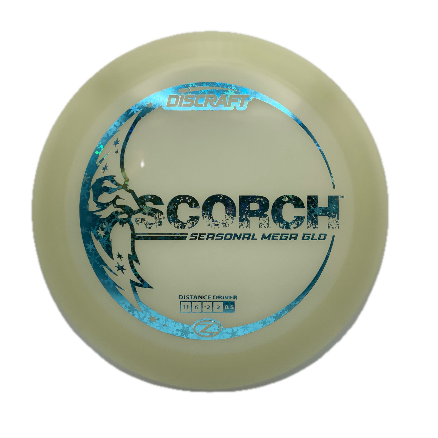 Discraft Scorch - Glo Z Mega Glo Z #30 - 173 - Astro Discs TX - Houston Disc Golf