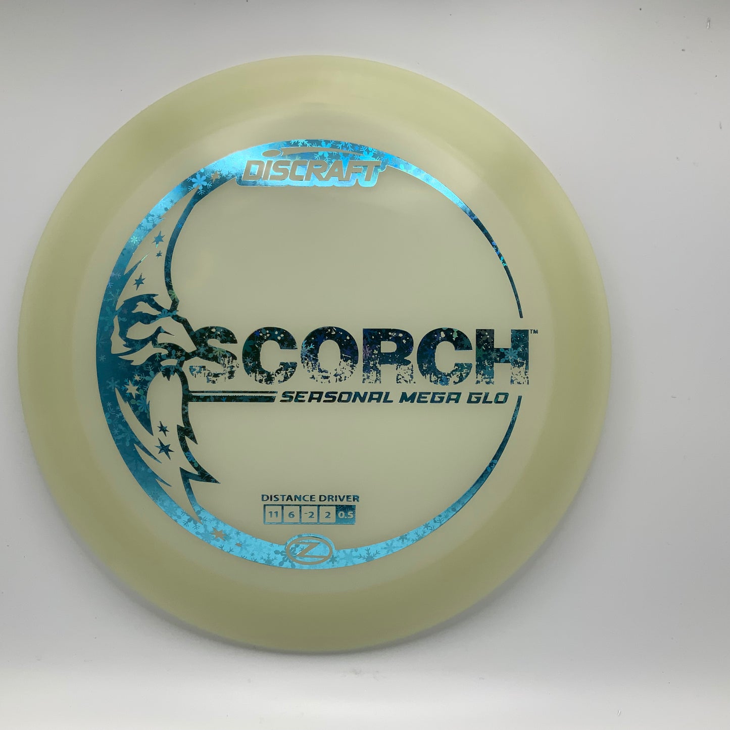 Discraft Scorch - Glo Z Mega Glo Z #31 - 173 - Astro Discs TX - Houston Disc Golf