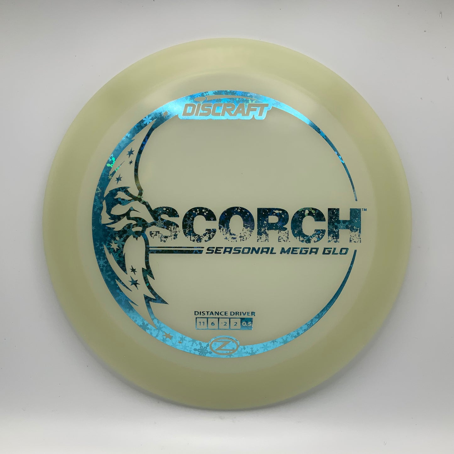 Discraft Scorch - Glo Z Mega Glo Z #32 - 173 - Astro Discs TX - Houston Disc Golf