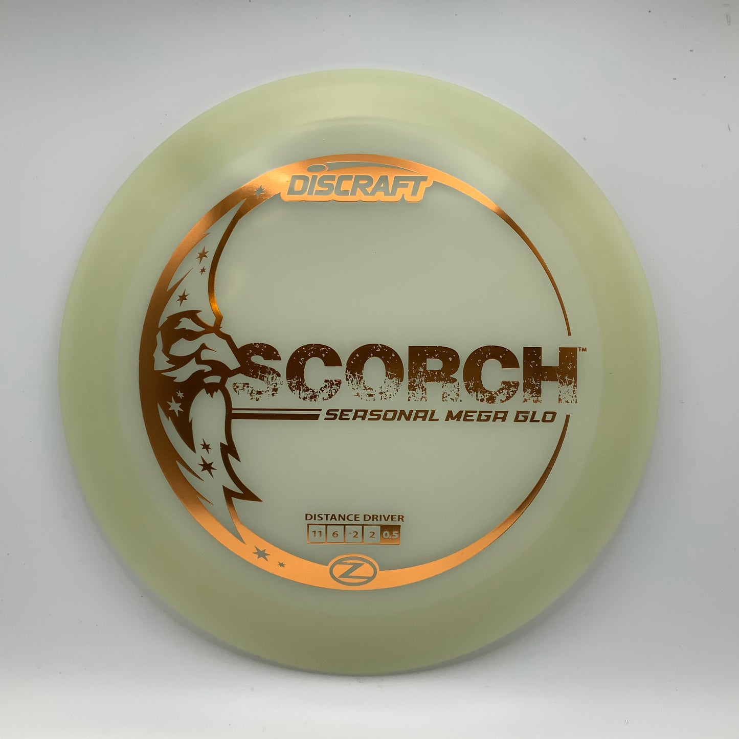 Discraft Scorch - Glo Z Mega Glo Z #40 - 175 - Astro Discs TX - Houston Disc Golf