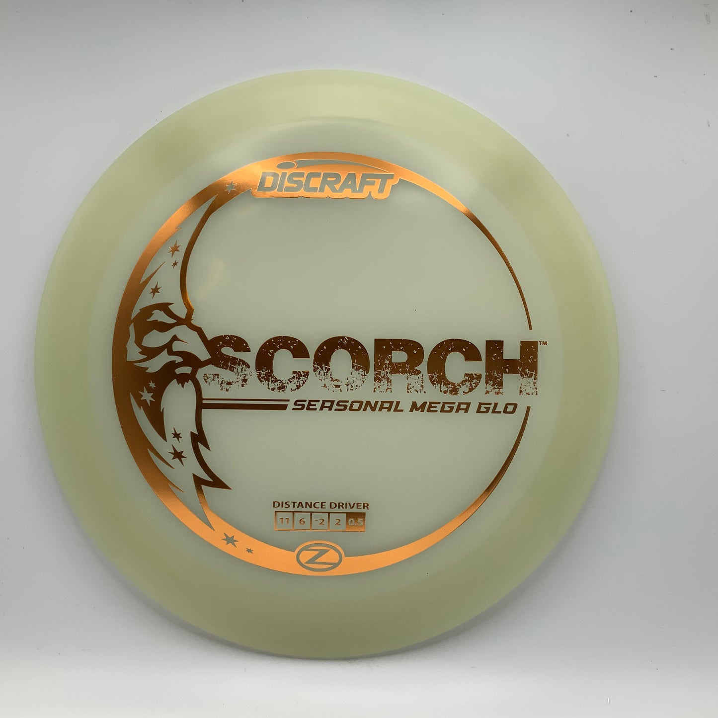 Discraft Scorch - Glo Z Mega Glo Z #41 - 175 - Astro Discs TX - Houston Disc Golf