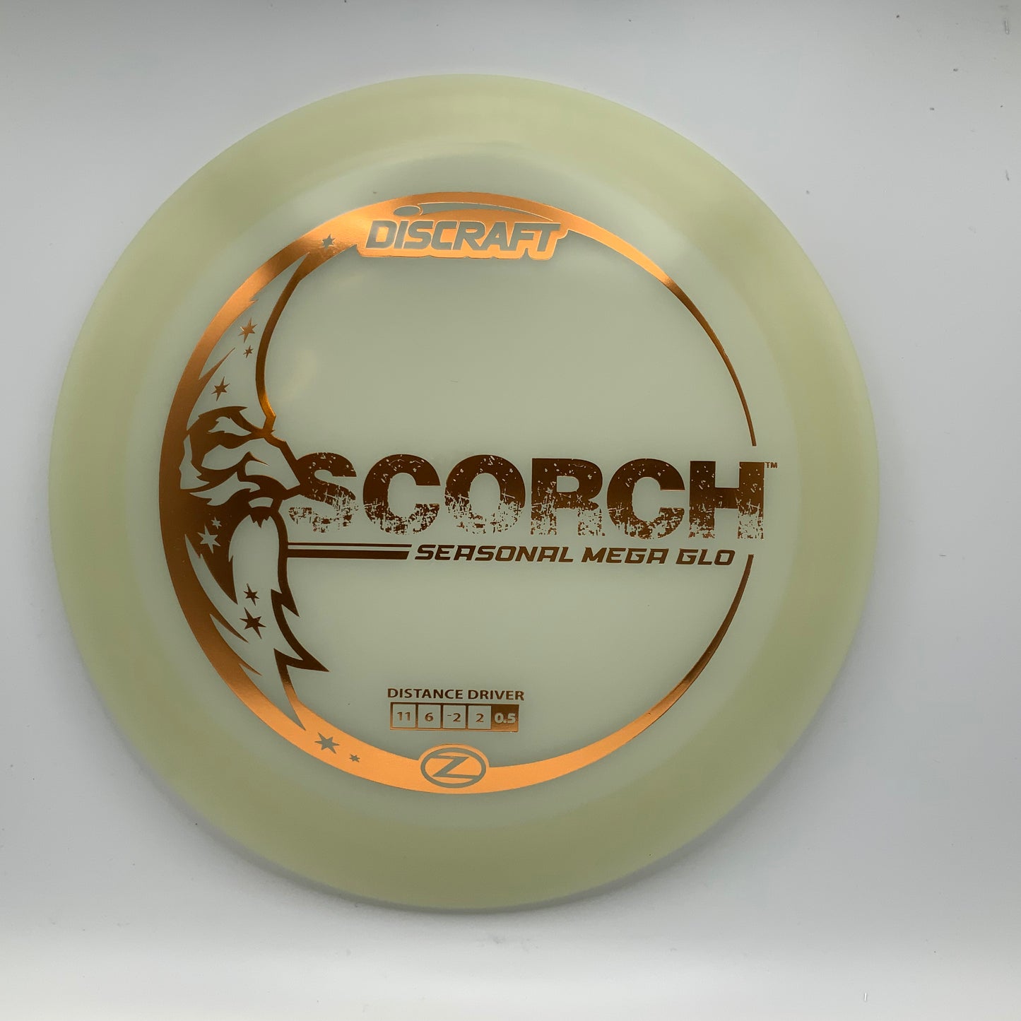 Discraft Scorch - Glo Z Mega Glo Z #42 - 175 - Astro Discs TX - Houston Disc Golf