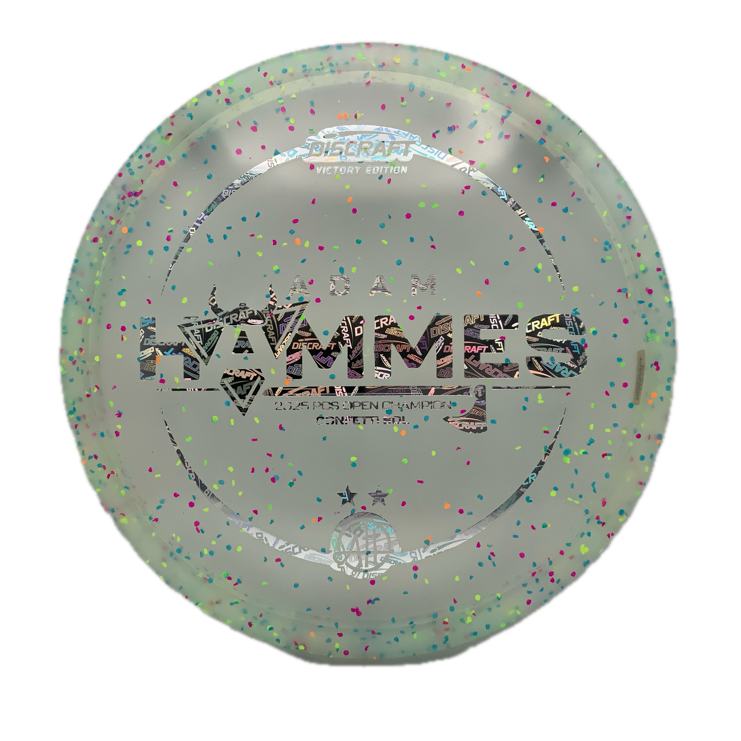 Discraft Sol - Adam Hammes Victory Edition Z FLX Confetti #3 - 173-174 - Astro Discs TX - Houston Disc Golf