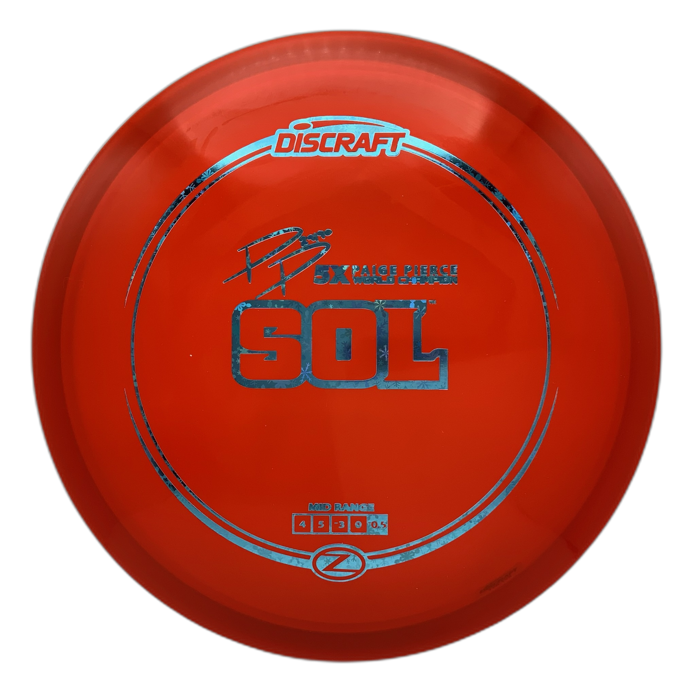 Discraft Sol Z Red 2 - 170-172 - Astro Discs TX - Houston Disc Golf