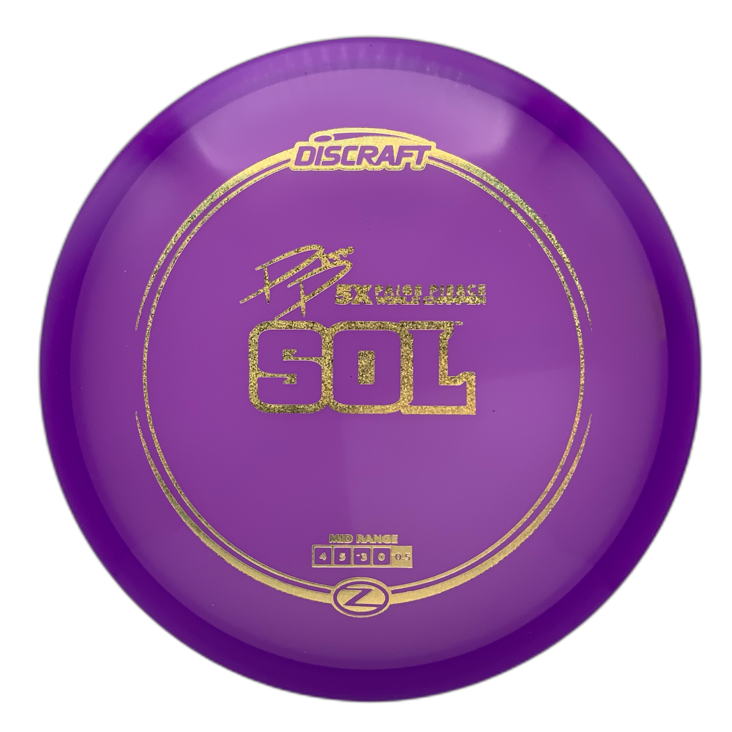 Discraft Sol Z Purple 1 - 173-174 - Astro Discs TX - Houston Disc Golf