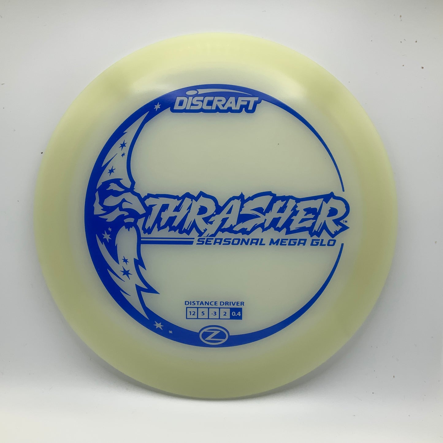 Discraft Thrasher - Mega Glo Z Mega Glo Z #24 - 173-174 - Astro Discs TX - Houston Disc Golf