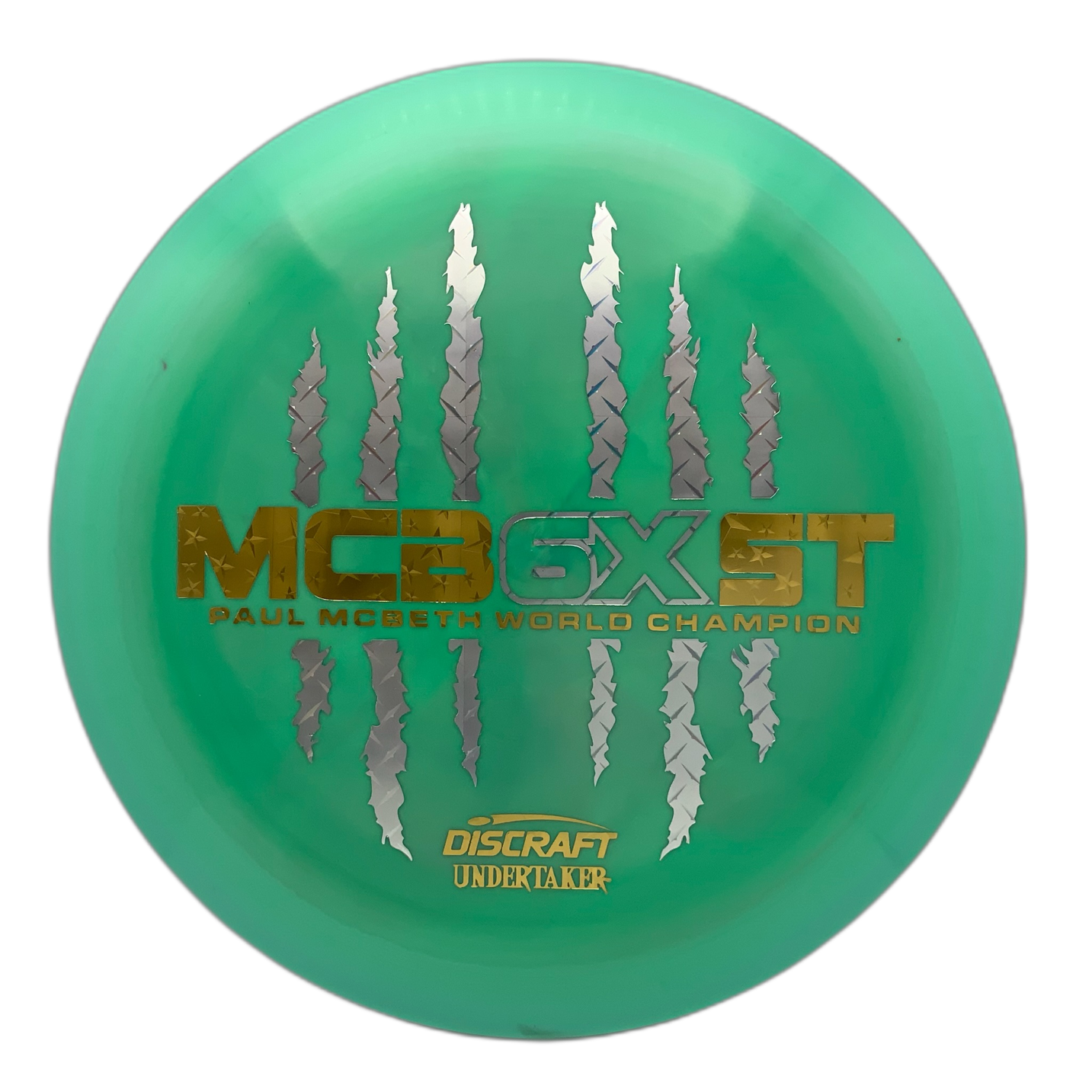 Discraft Undertaker ESP 6 Claw Green 2 - 173-174 - Astro Discs TX - Houston Disc Golf