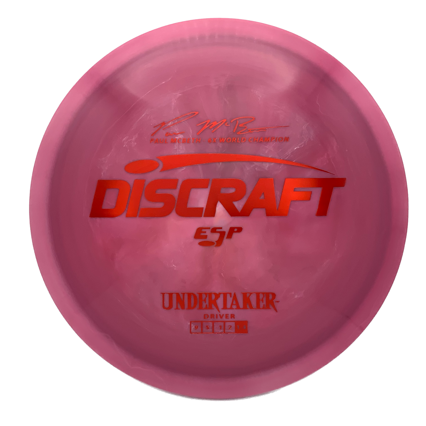 Discraft Undertaker ESP Pink 1 - 167-169 - Astro Discs TX - Houston Disc Golf