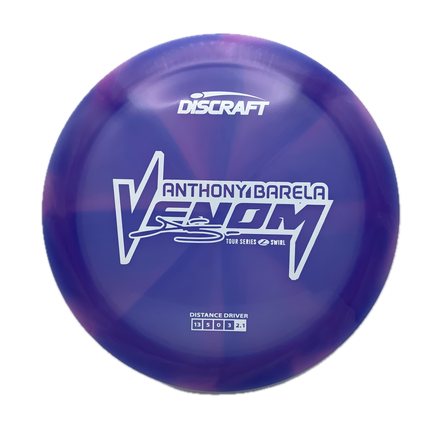Discraft Venom - 2025 Anthony Barela Tour Series Z Swirl #2 - 170-172 - Astro Discs TX - Houston Disc Golf