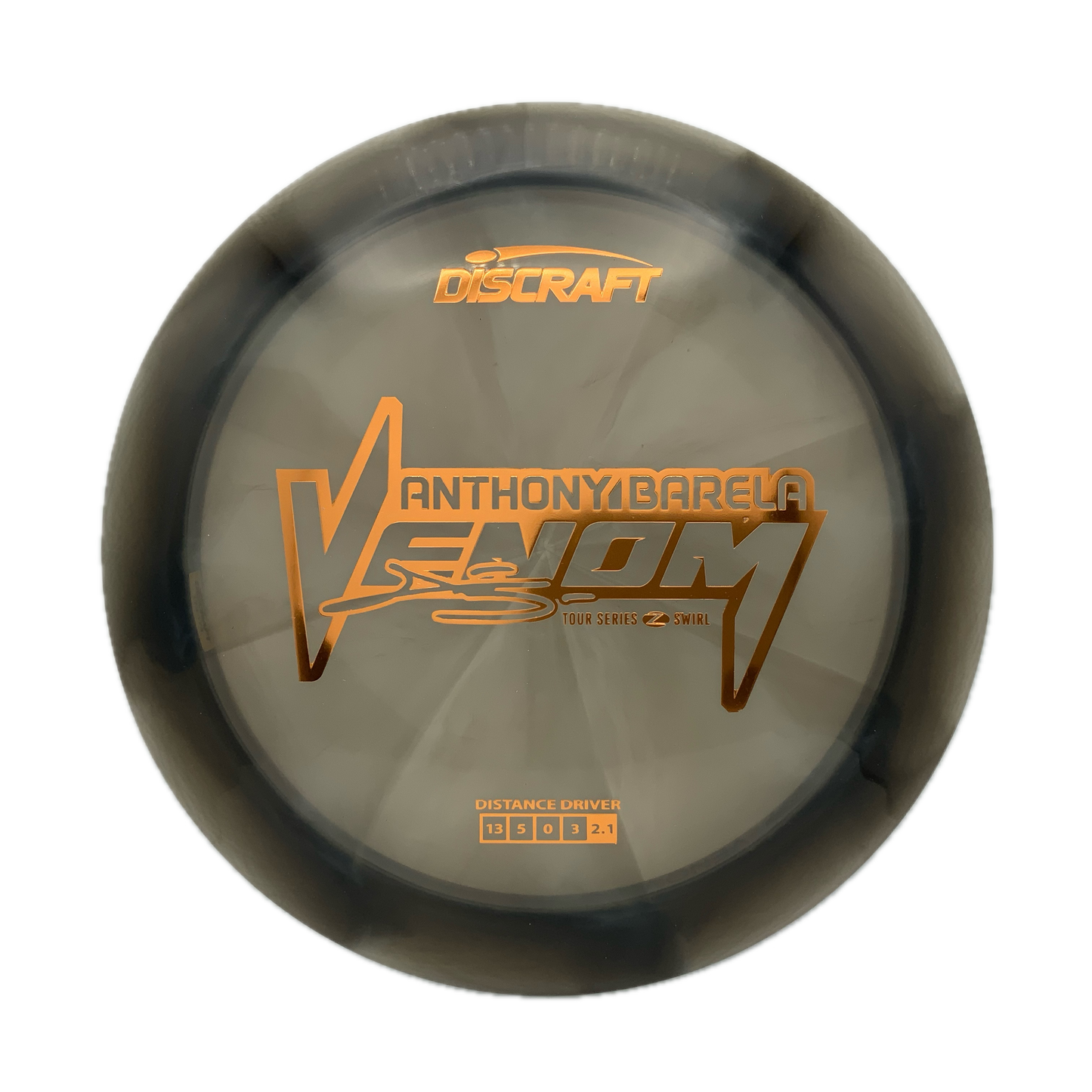 Discraft Venom - 2025 Anthony Barela Tour Series Z Swirl #10 - 173-174 - Astro Discs TX - Houston Disc Golf