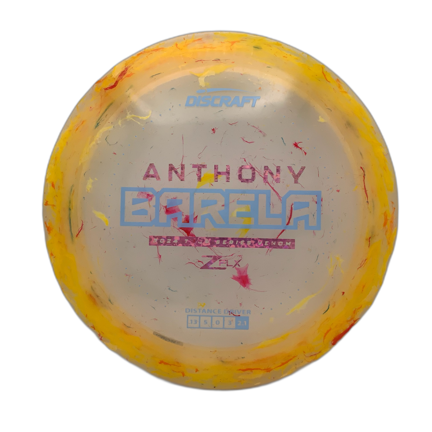 Discraft Venom - 2024 Tour Series Jawbreaker Z FLX Jawbreaker Z FLX #21 - 173-174 - Astro Discs TX - Houston Disc Golf