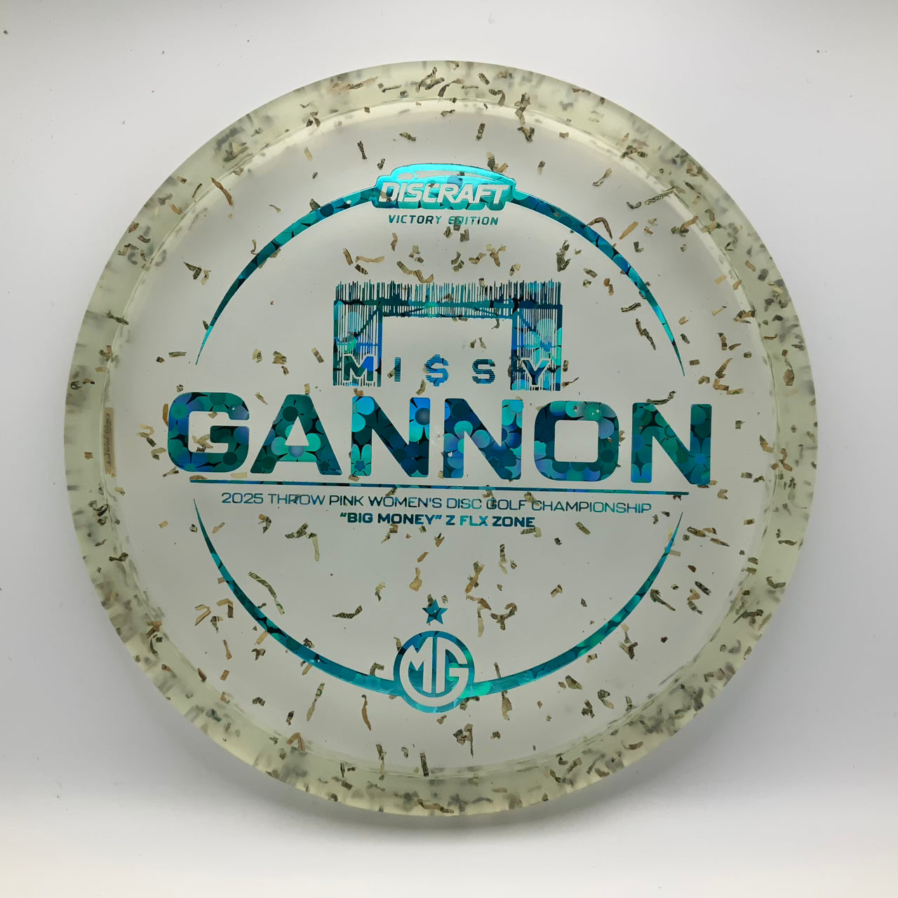 Discraft Zone - 2025 Missy Gannon Throw Pink Money Z Flx #60 - 173-174 - Astro Discs TX - Houston Disc Golf