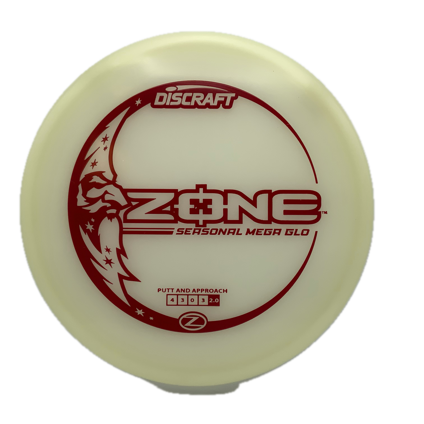 Discraft Zone - Glo Z Mega Glo Z #28 - 173-174 - Astro Discs TX - Houston Disc Golf