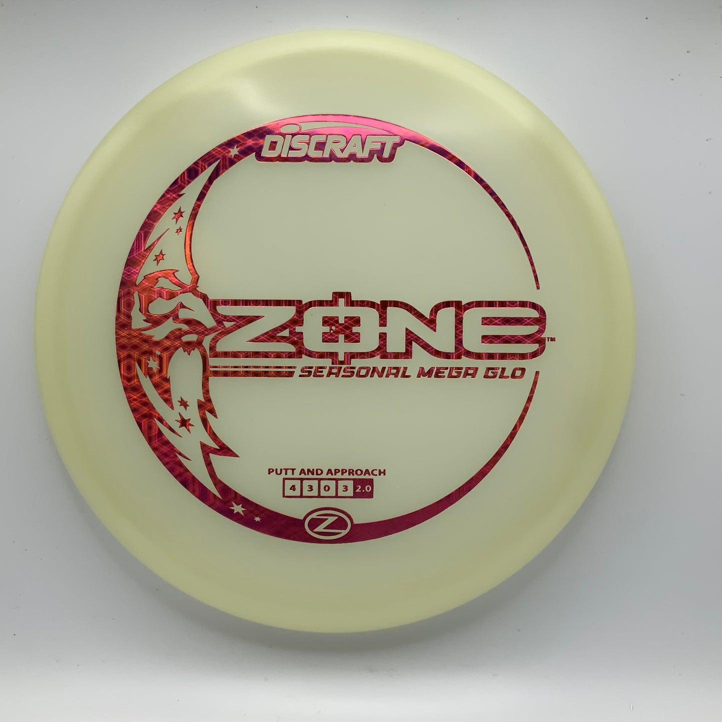 Discraft Zone - Glo Z Mega Glo Z #30 - 173-174 - Astro Discs TX - Houston Disc Golf