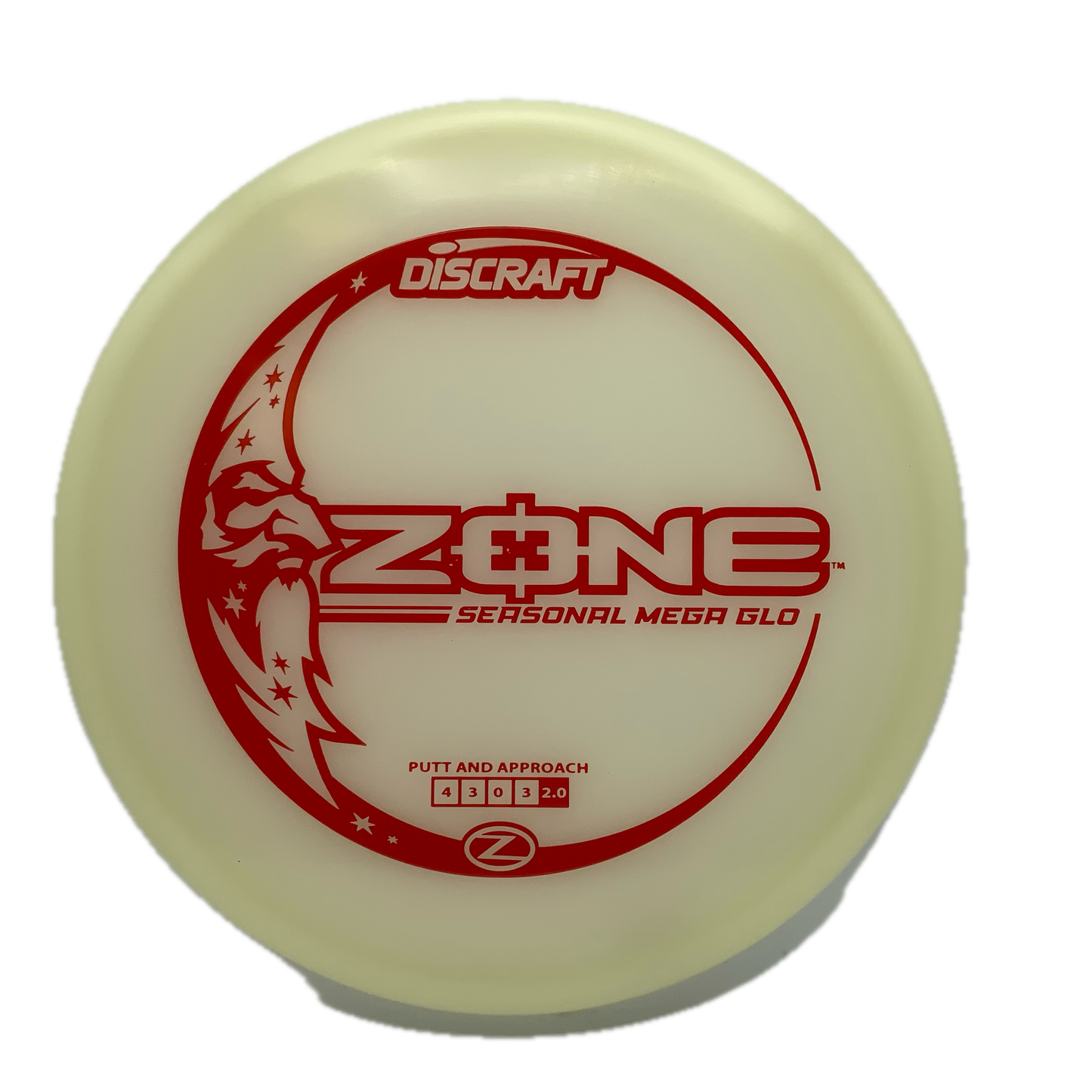 Discraft Zone - Glo Z Mega Glo Z #33 - 173-174 - Astro Discs TX - Houston Disc Golf