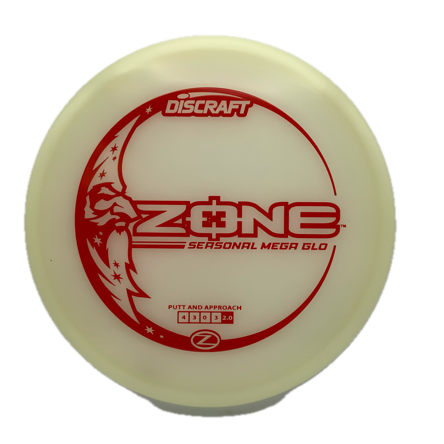 Discraft Zone - Glo Z Mega Glo Z #42 - 173-174 - Astro Discs TX - Houston Disc Golf
