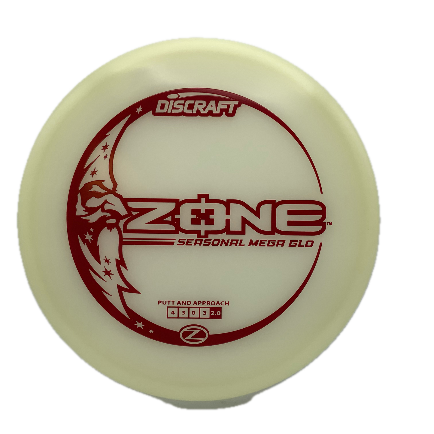 Discraft Zone - Glo Z Mega Glo Z #43 - 173-174 - Astro Discs TX - Houston Disc Golf