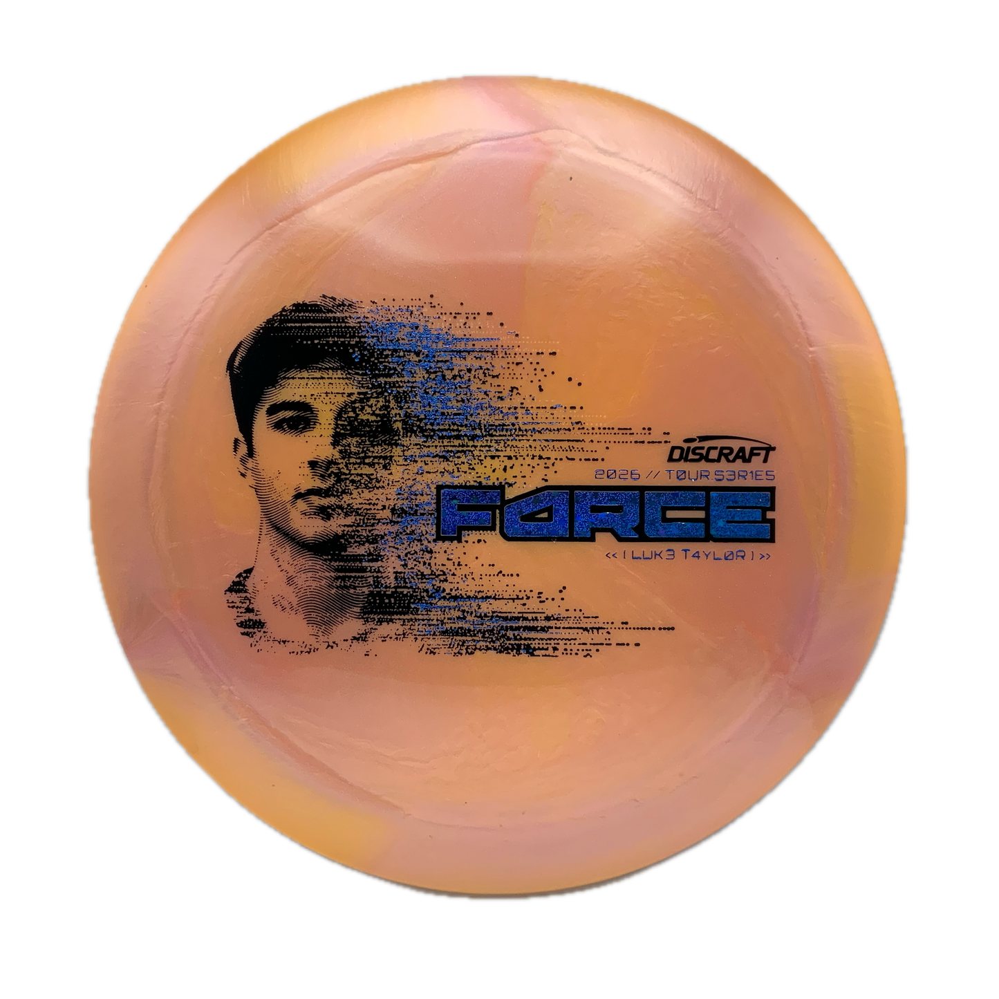 Discraft Force - 2026 Tour Series Special Blend Titanium x Big Z Swirl #7 - 173-174 - Astro Discs TX - Houston Disc Golf