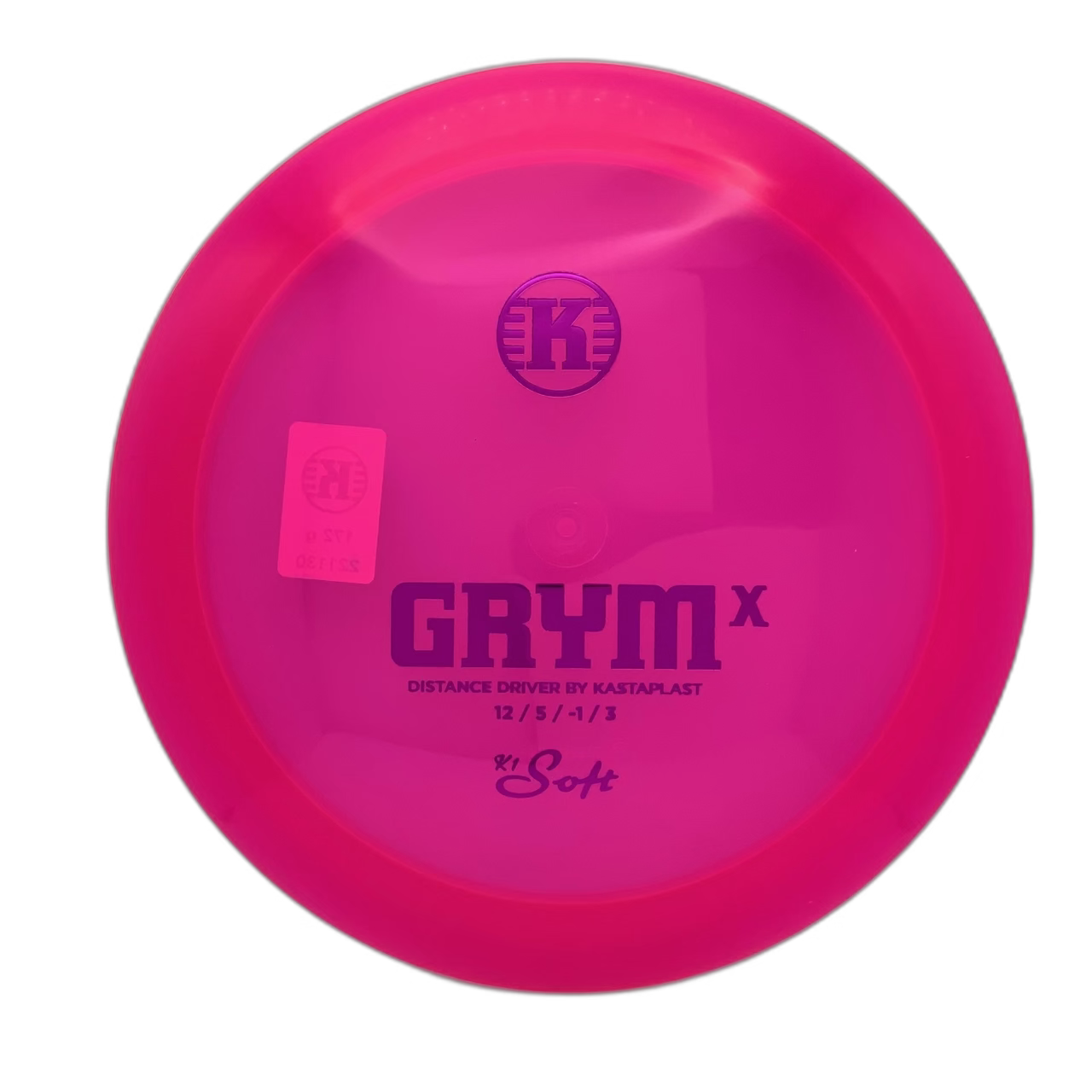 Kastaplast Grym X K1 Soft Pink 2 - 172 - Astro Discs TX - Houston Disc Golf