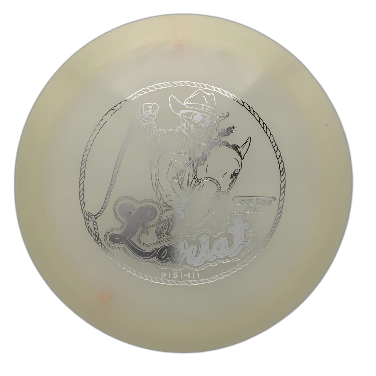 Lone Star Glow Lariat Silver 3 - 173 - Astro Discs TX - Houston Disc Golf