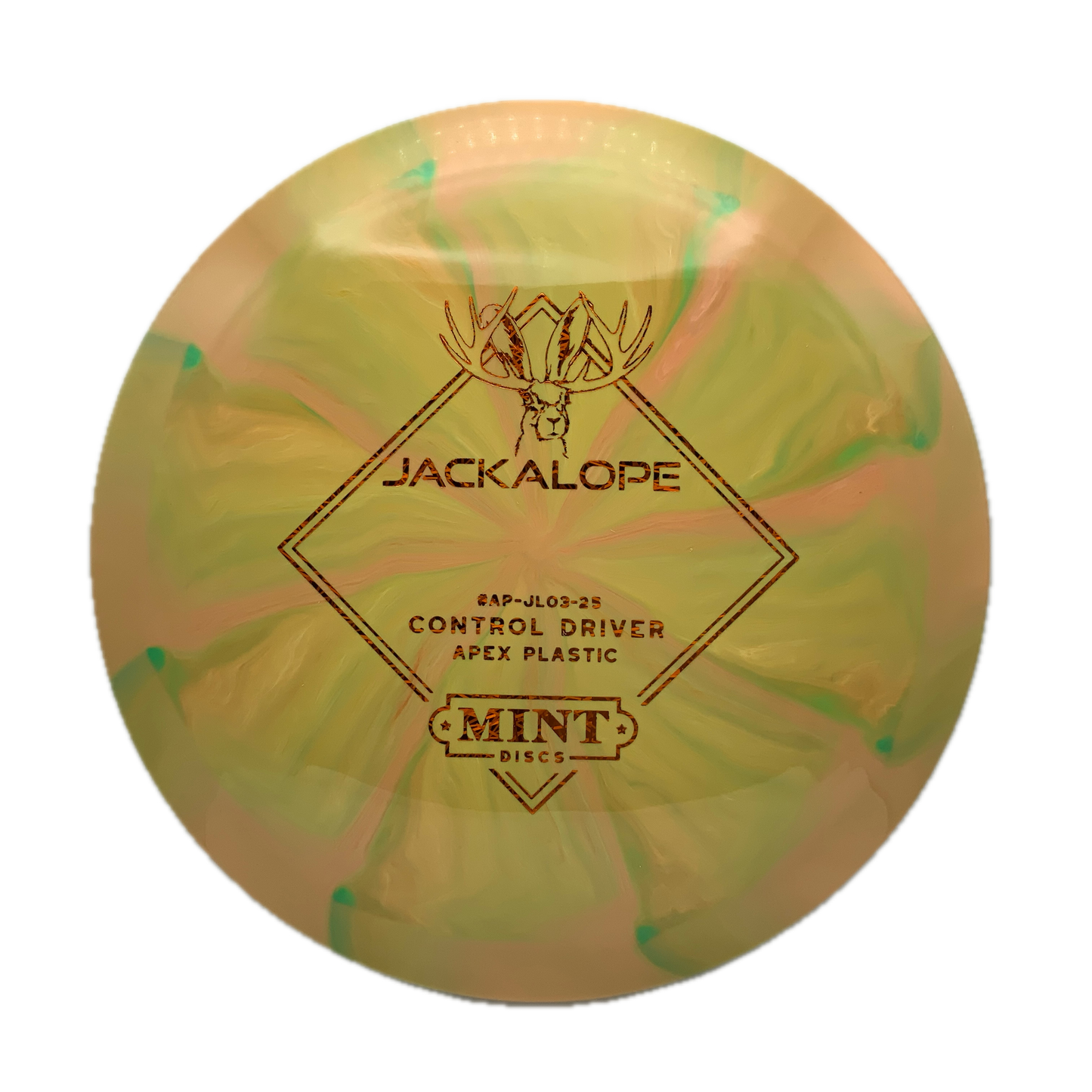 Mint Discs Jackalope Apex Swirl #5 - 167 - Astro Discs TX - Houston Disc Golf