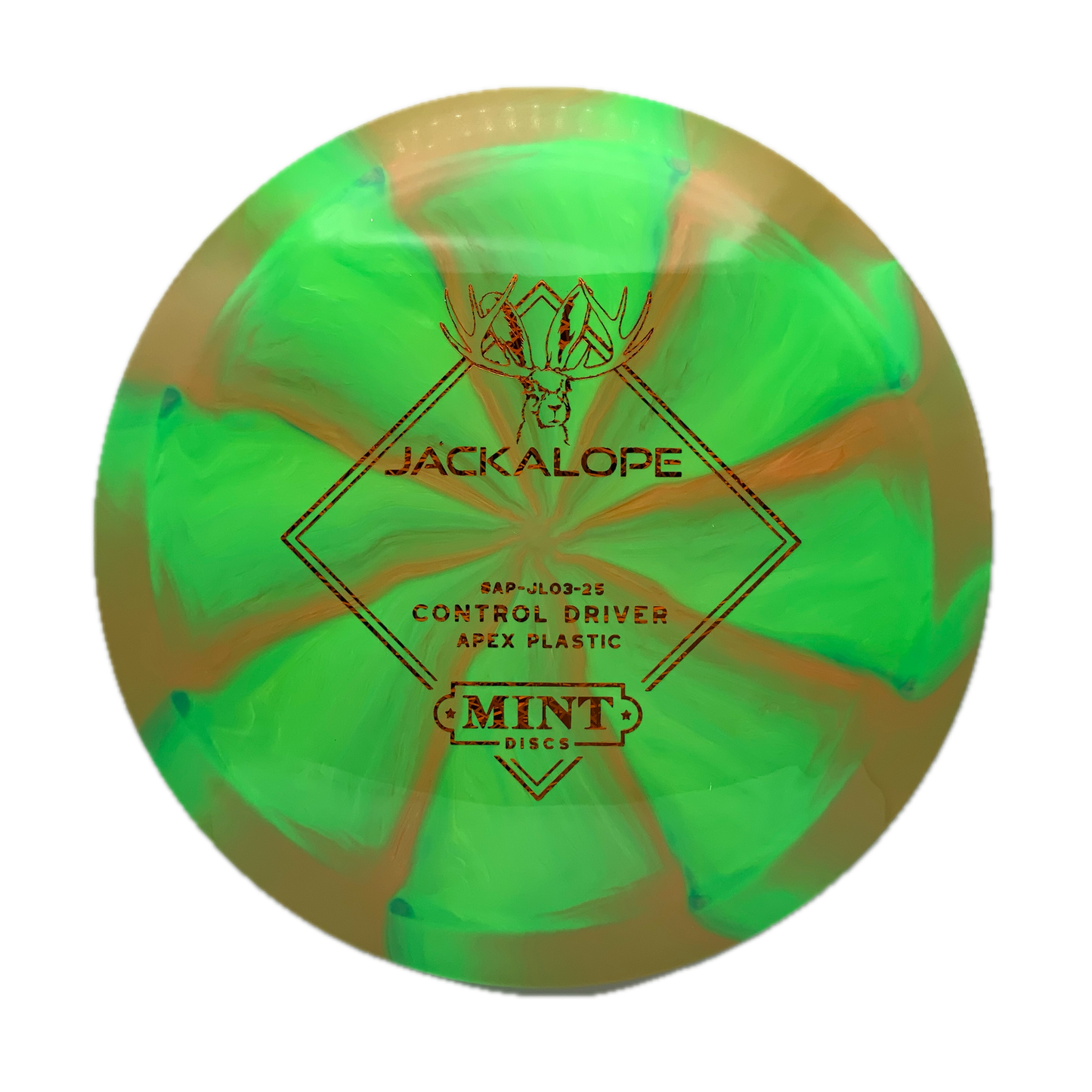 Mint Discs Jackalope Apex Swirl #18 - 168 - Astro Discs TX - Houston Disc Golf