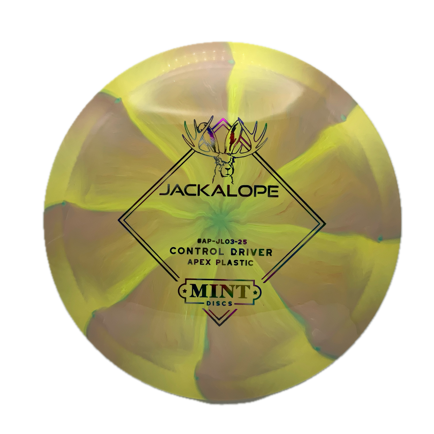Mint Discs Jackalope Apex Swirl #40 - 174 - Astro Discs TX - Houston Disc Golf