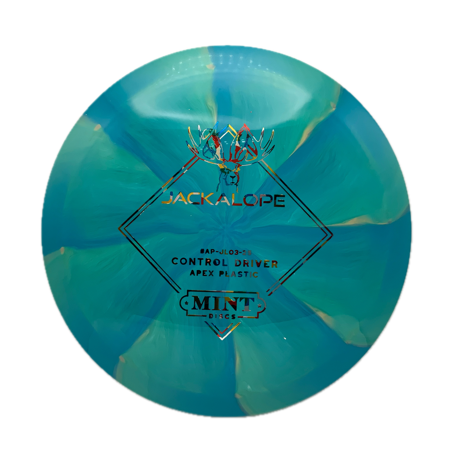 Mint Discs Jackalope Apex Swirl #41 - 174 - Astro Discs TX - Houston Disc Golf