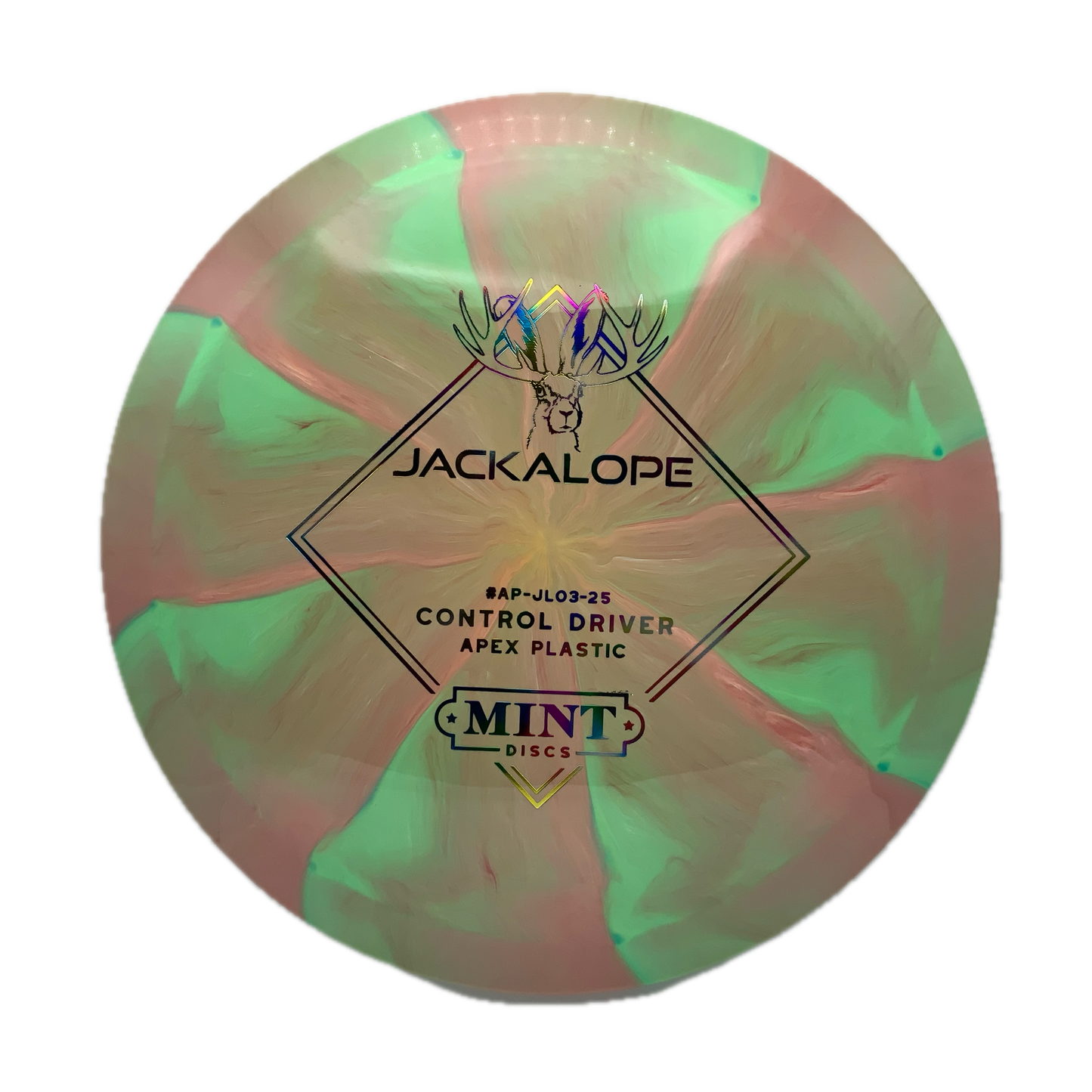 Mint Discs Jackalope Apex Swirl #45 - 174 - Astro Discs TX - Houston Disc Golf