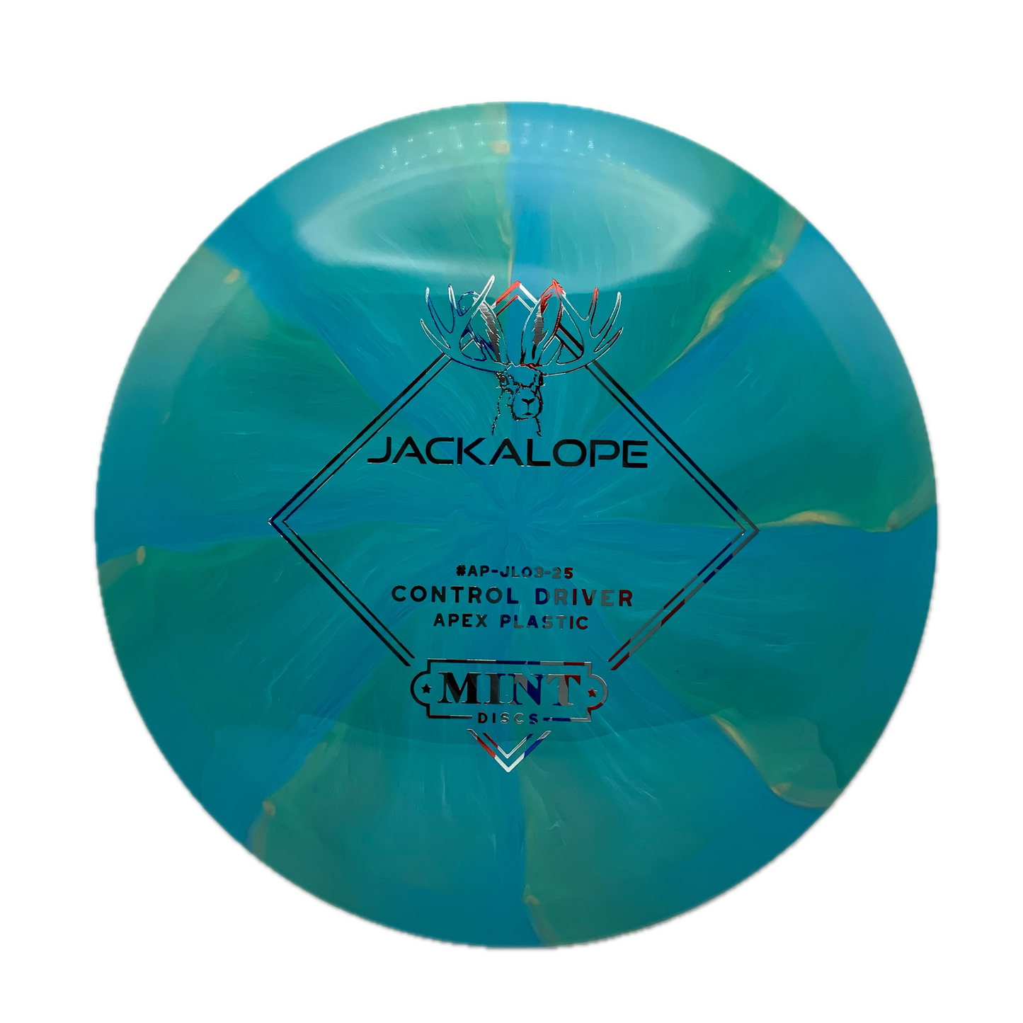 Mint Discs Jackalope Apex Swirl #49 - 175 - Astro Discs TX - Houston Disc Golf
