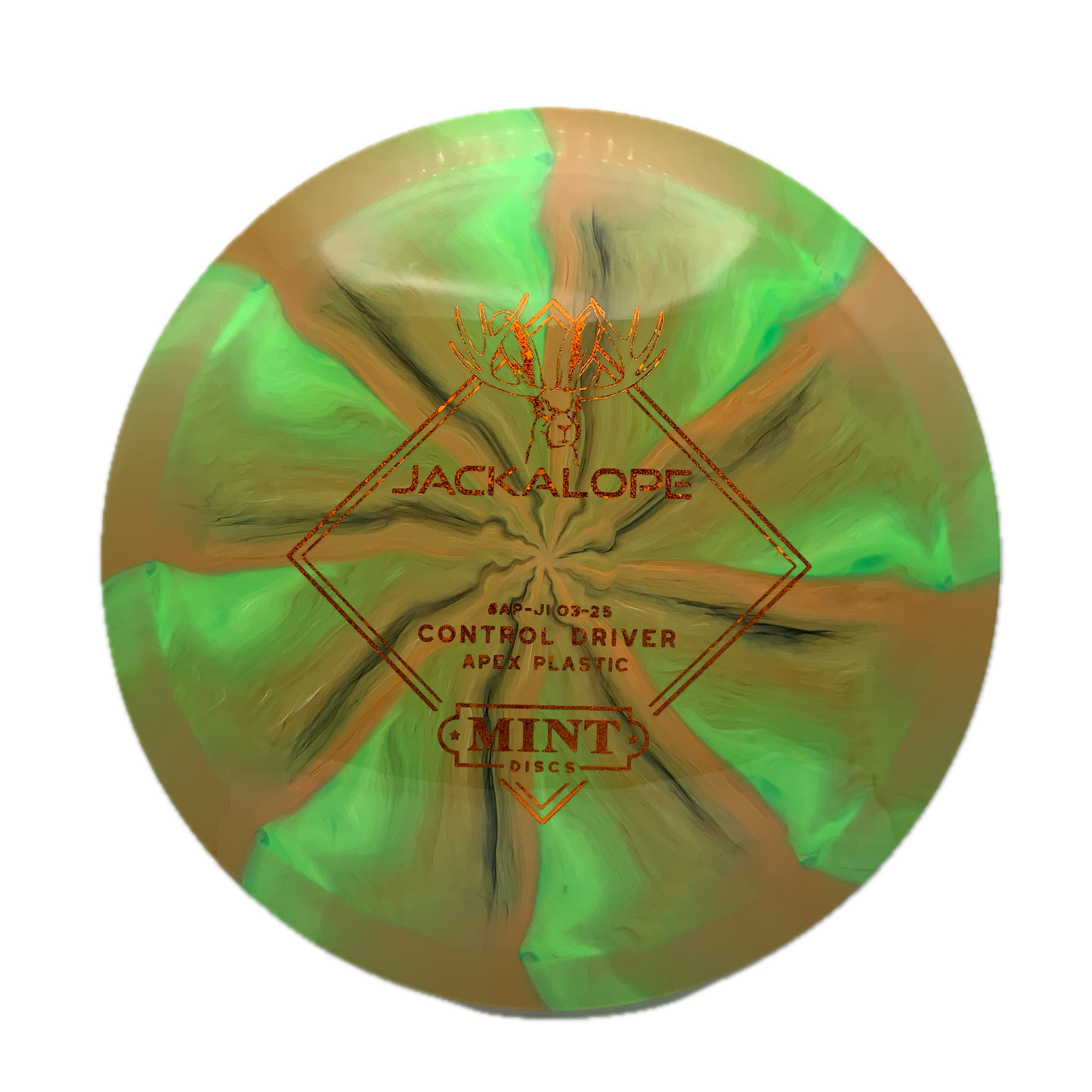 Mint Discs Jackalope Apex Swirl #54 - 175 - Astro Discs TX - Houston Disc Golf