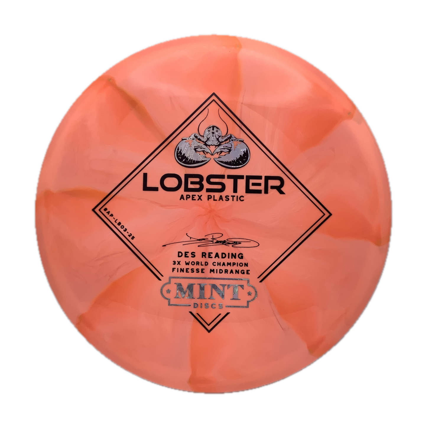 Mint Discs Lobster Apex Swirl #19 - 174 - Astro Discs TX - Houston Disc Golf
