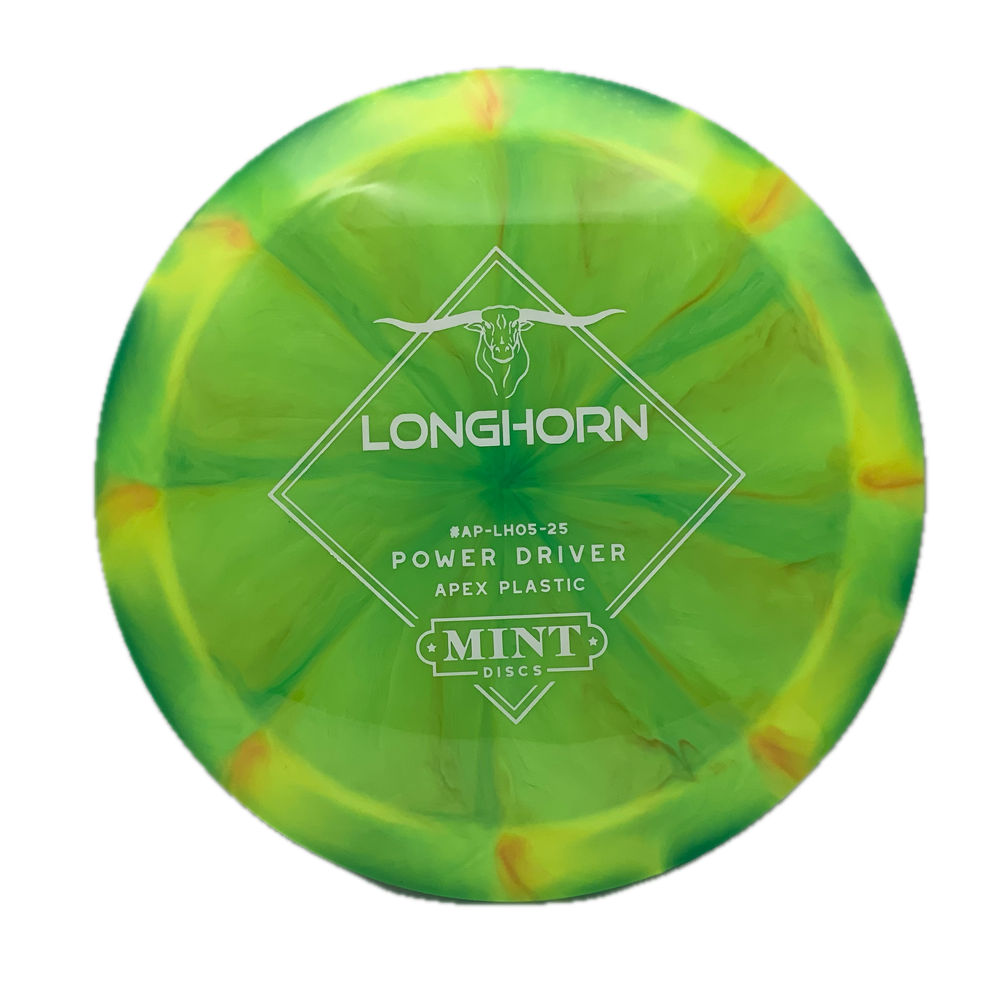 Mint Discs Longhorn Apex Swirl #5 - 166 - Astro Discs TX - Houston Disc Golf