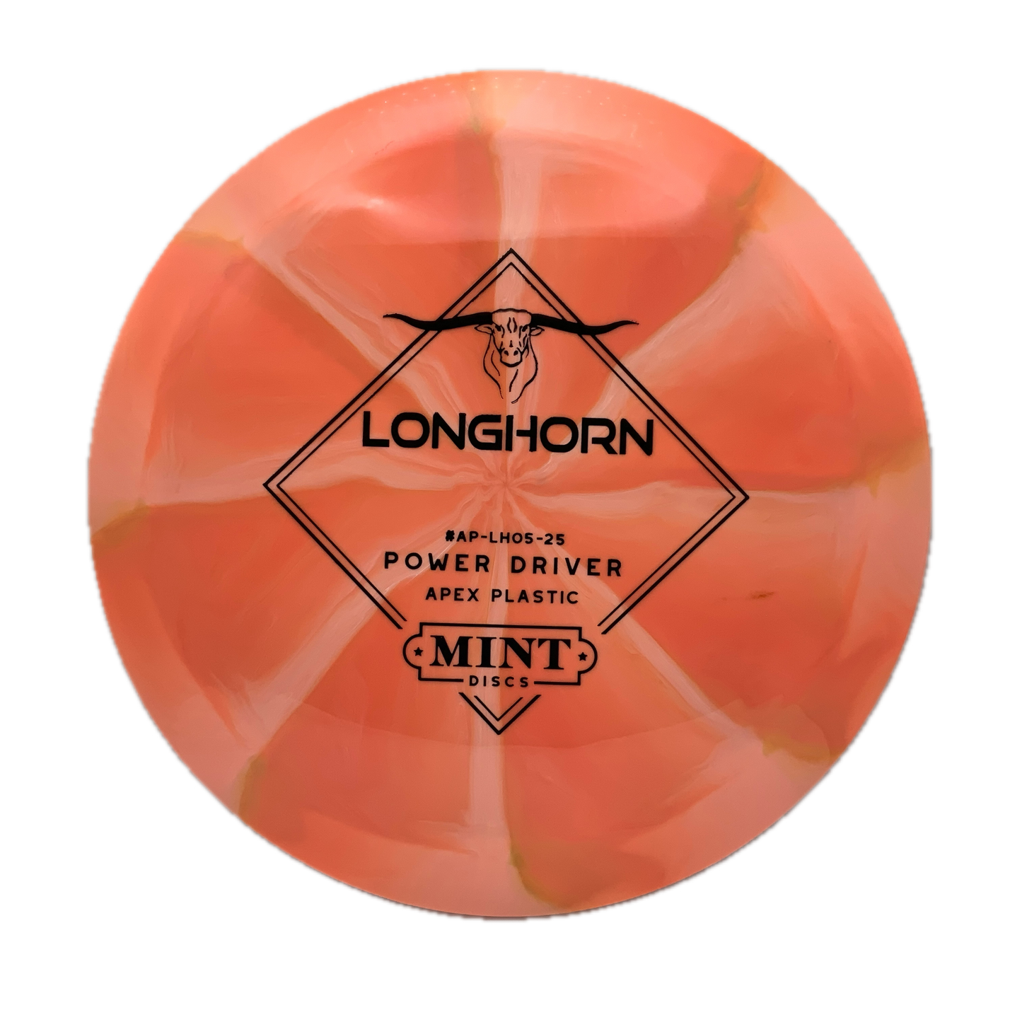 Mint Discs Longhorn Apex Swirl #7 - 167 - Astro Discs TX - Houston Disc Golf