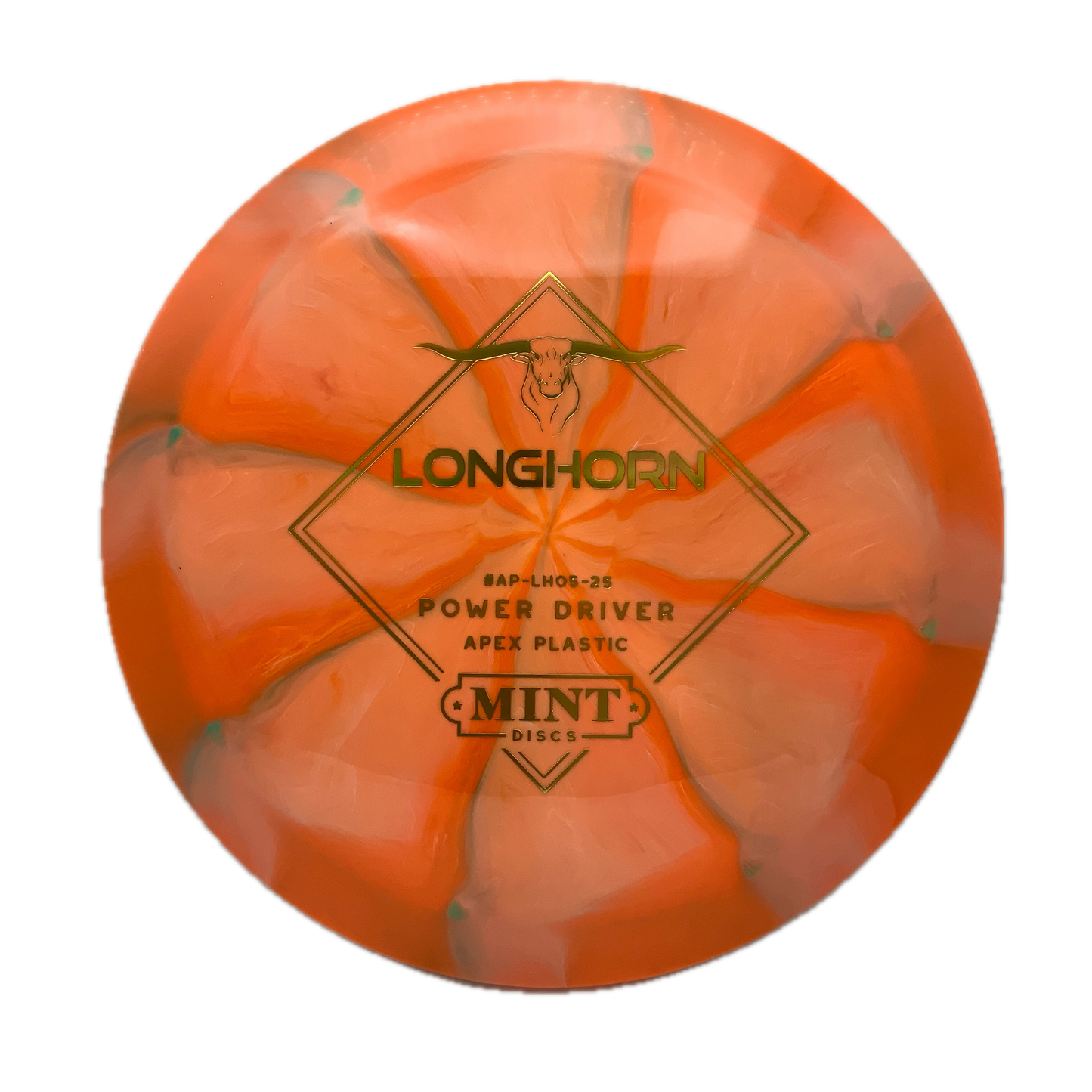 Mint Discs Longhorn Apex Swirl #9 - 168 - Astro Discs TX - Houston Disc Golf