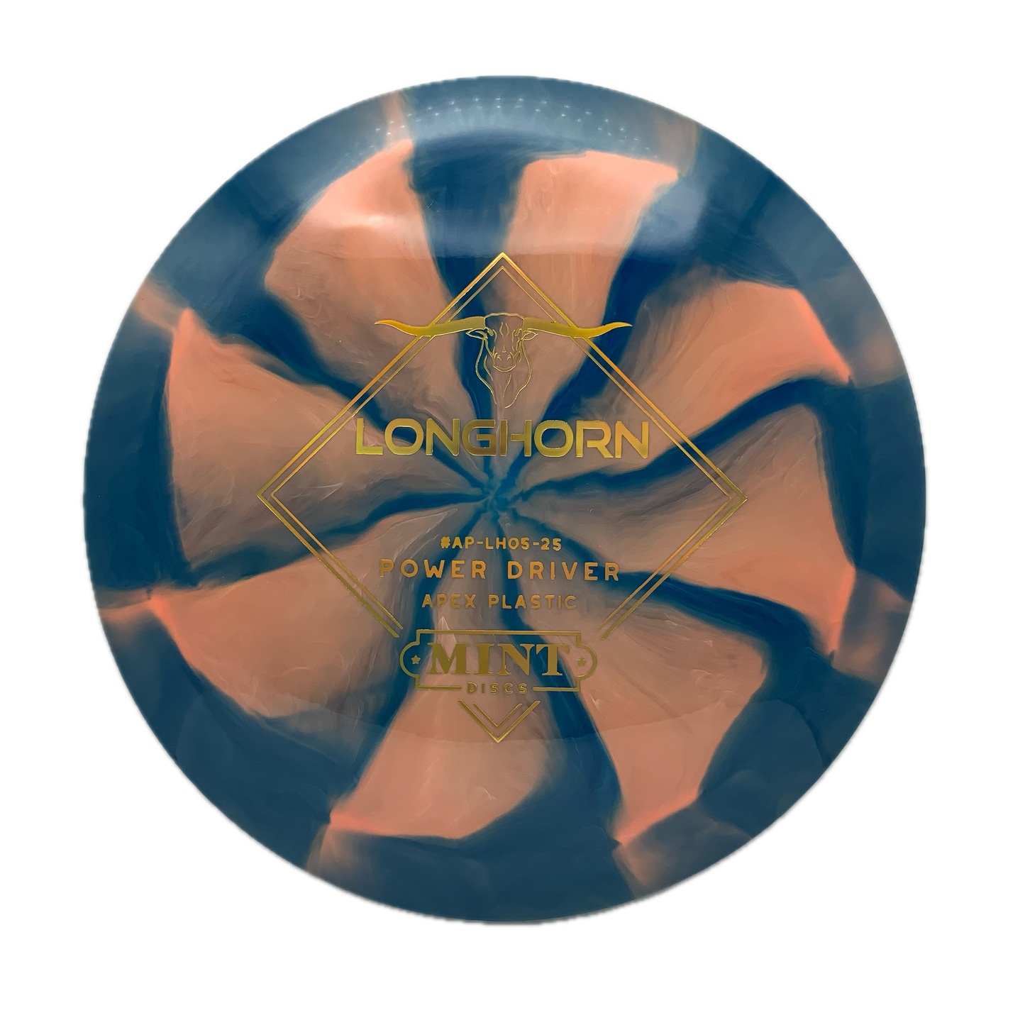 Mint Discs Longhorn Apex Swirl #10 - 169 - Astro Discs TX - Houston Disc Golf