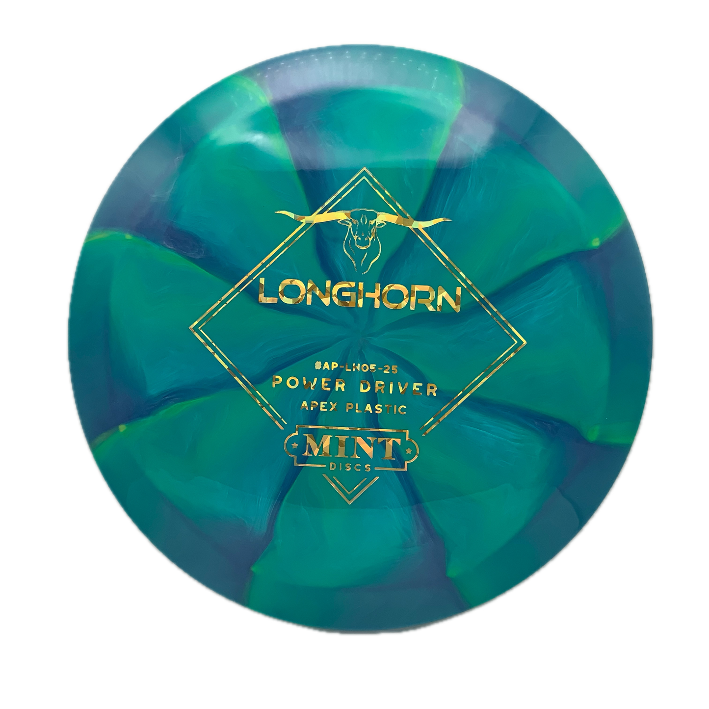 Mint Discs Longhorn Apex Swirl #14 - 174 - Astro Discs TX - Houston Disc Golf