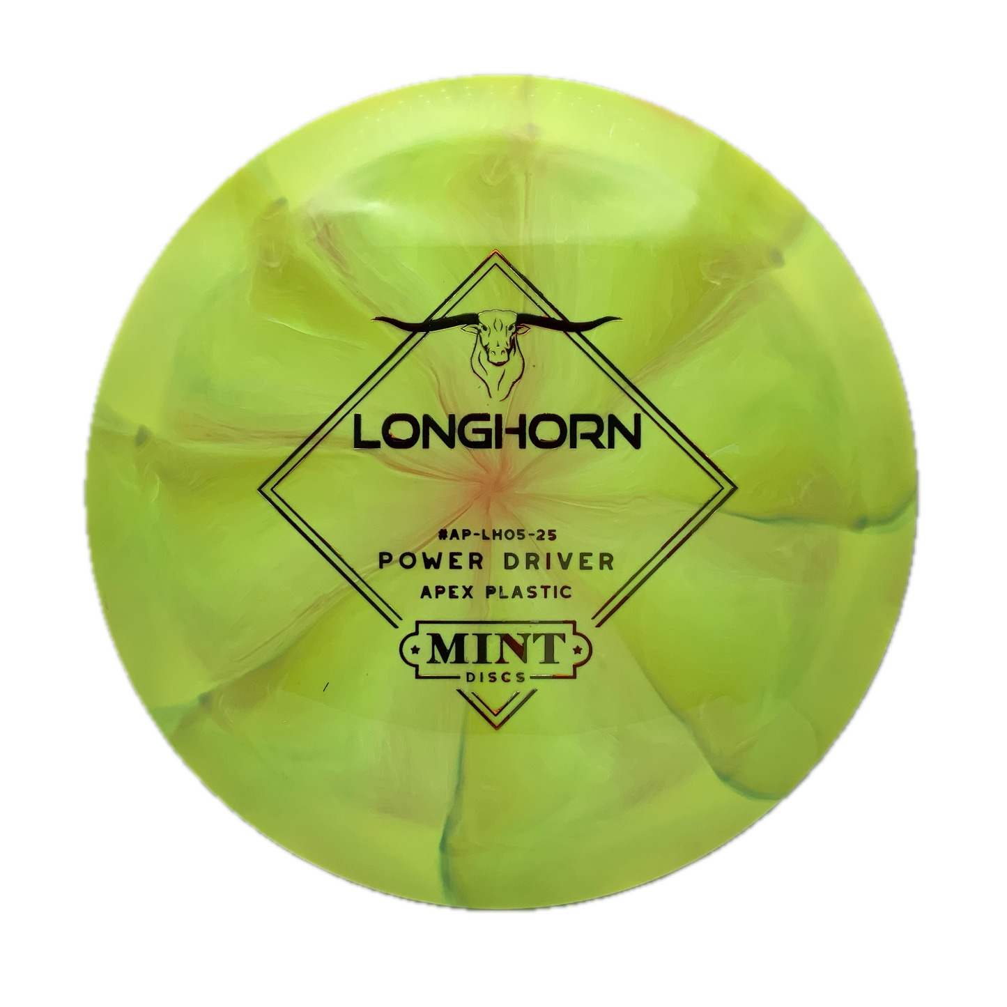 Mint Discs Longhorn Apex Swirl #17 - 174 - Astro Discs TX - Houston Disc Golf