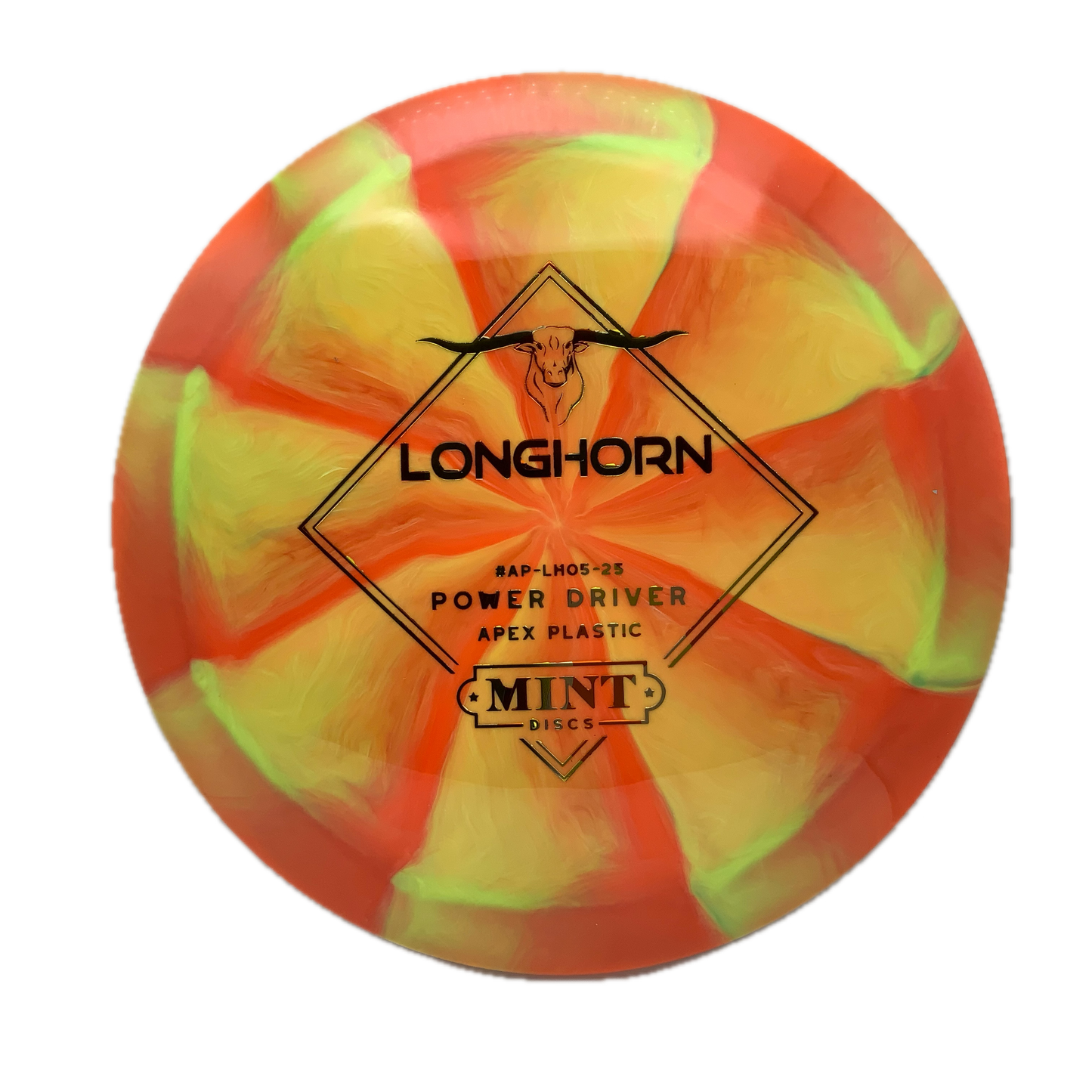 Mint Discs Longhorn Apex Swirl #18 - 174 - Astro Discs TX - Houston Disc Golf
