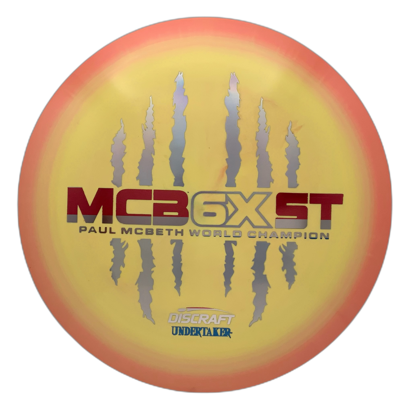 Discraft Undertaker ESP 6 Claw Yellow 1 - 170-172 - Astro Discs TX - Houston Disc Golf