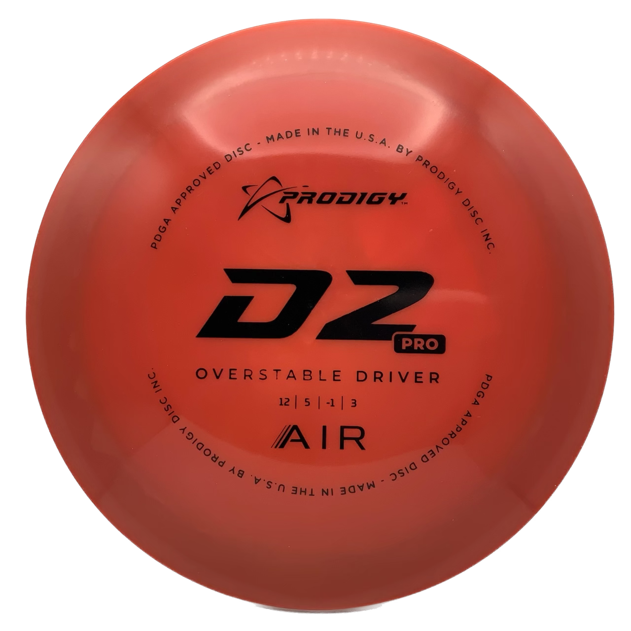 Prodigy D2 Air Orange 1 - 160 - Astro Discs TX - Houston Disc Golf