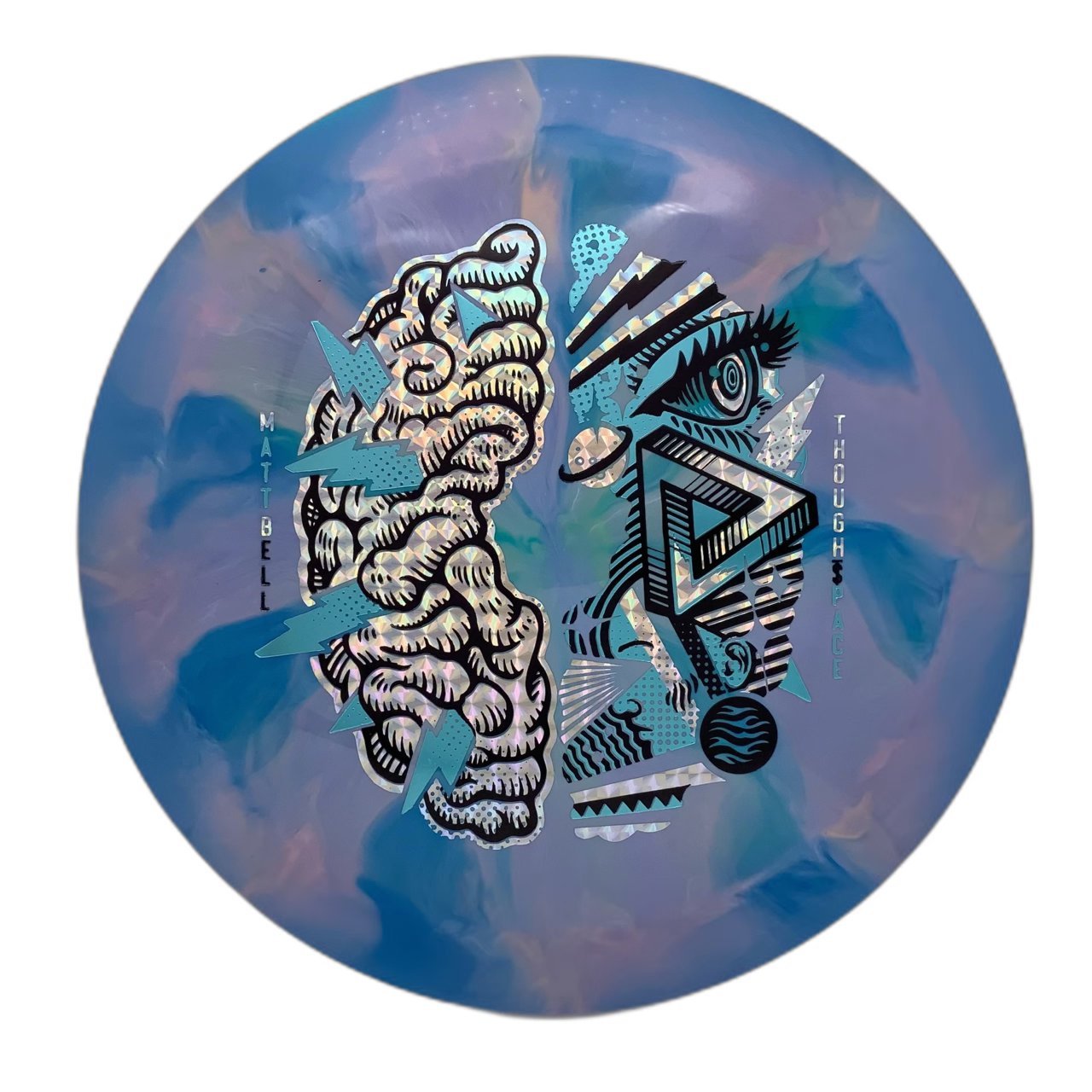 TSA Synapse Nebula Aura Blue 4 - 174 - Astro Discs TX - Houston Disc Golf