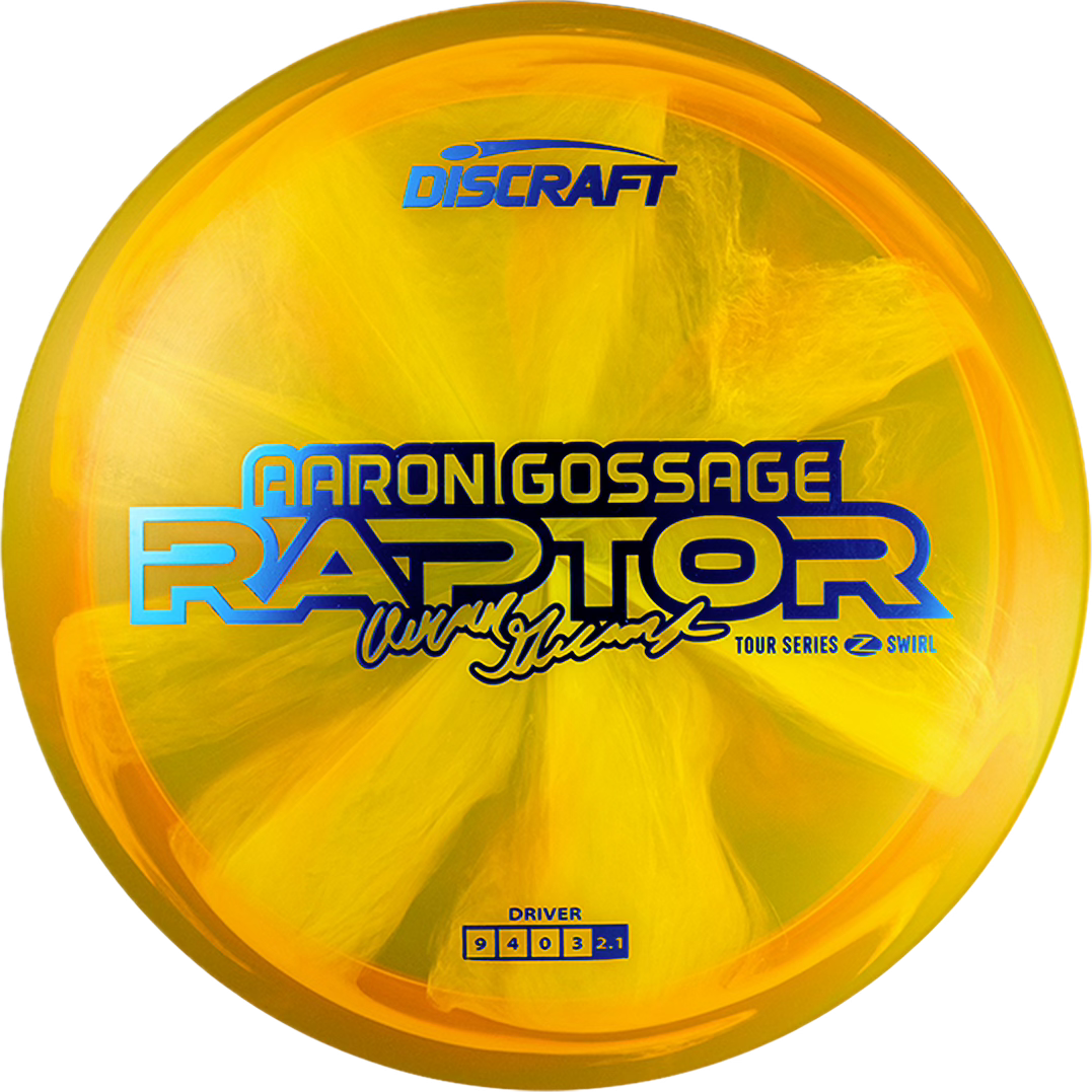 Discraft Raptor - 2025 Aaron Gossage Tour Series (Preorder) - Astro Discs TX - Houston Disc Golf