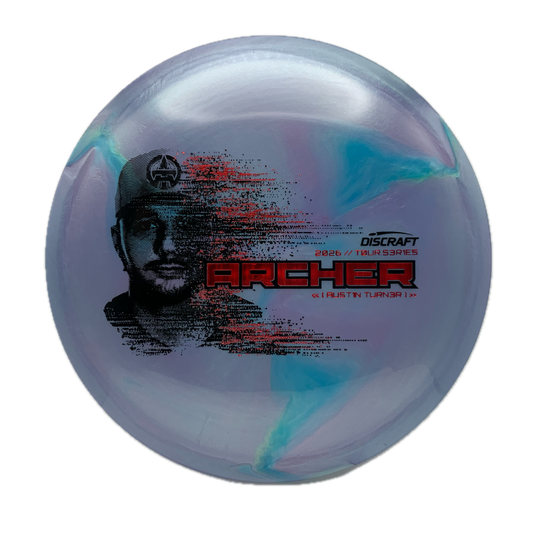 Discraft Archer - 2026 Tour Series Special Blend Titanium x Big Z Swirl #1 - 170-172 - Astro Discs TX - Houston Disc Golf