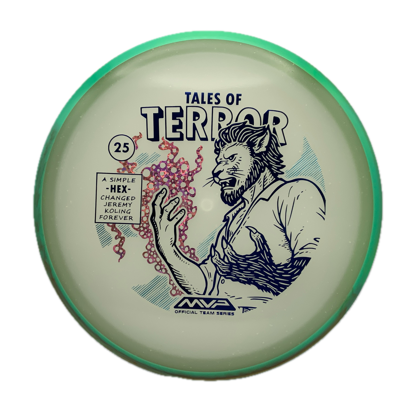 Axiom Hex - Particle Eclipse - 2025 Halloween Special Edition Particle Eclipse #43 - 177 - Astro Discs TX - Houston Disc Golf