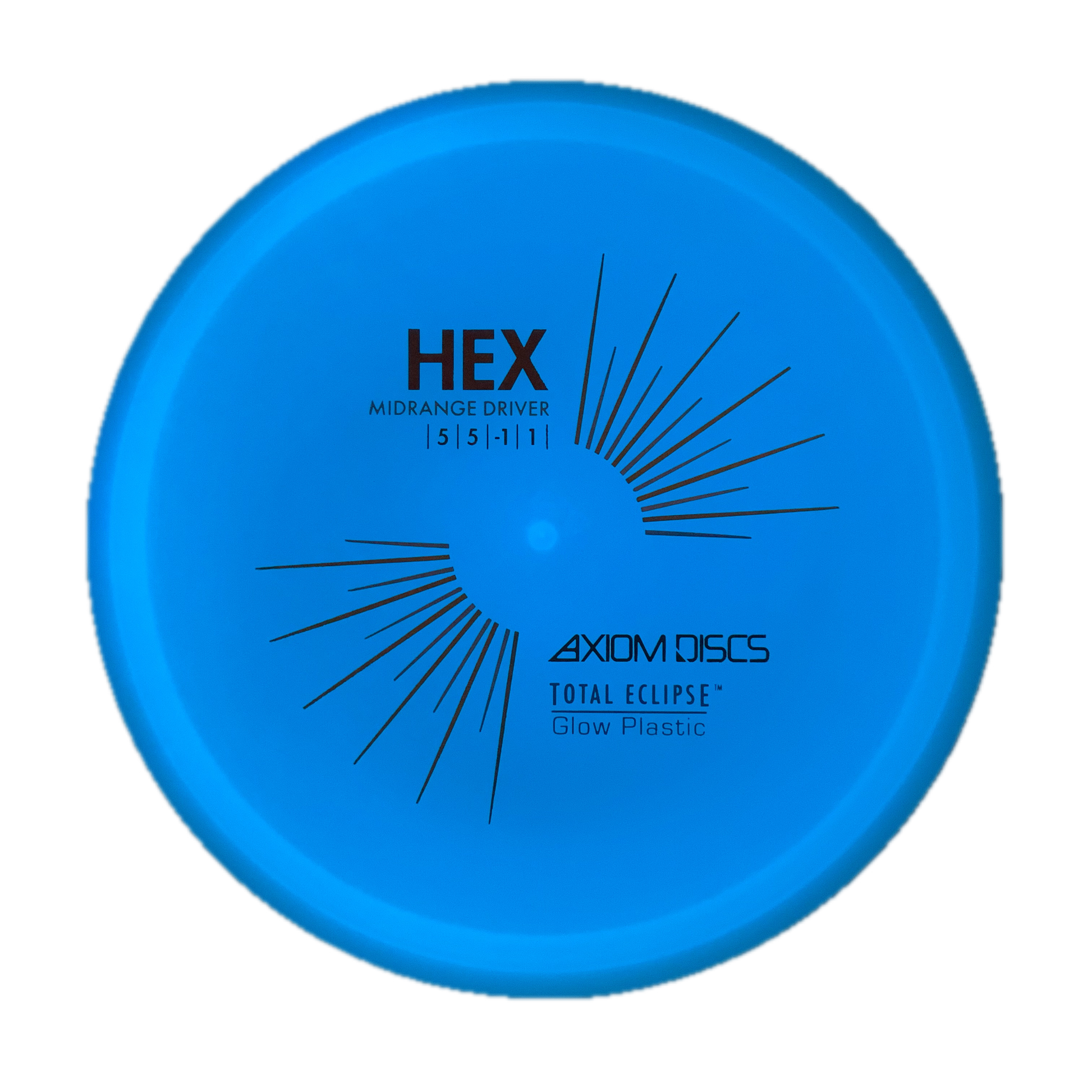 Axiom Hex - Total Eclipse Glow #100 - 176 - Astro Discs TX - Houston Disc Golf