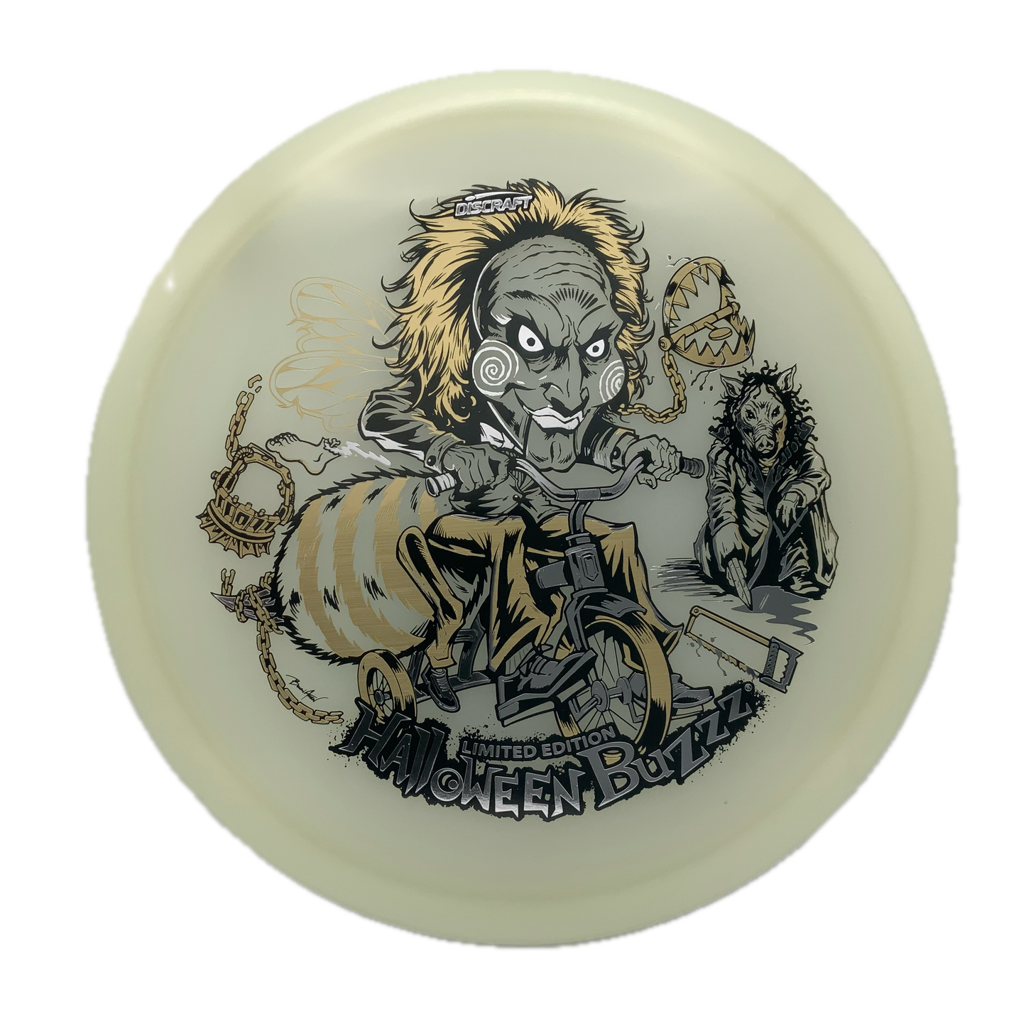 Discraft Buzzz - 2026 MEGA GLO Halloween Mega Glo #2 - 175-176 - Astro Discs TX - Houston Disc Golf