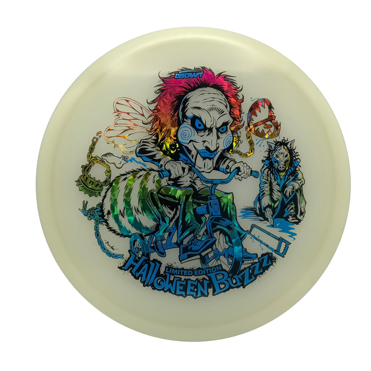 Discraft Buzzz - 2026 MEGA GLO Halloween Mega Glo #3 - 175-176 - Astro Discs TX - Houston Disc Golf